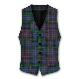 ScotsTee Shop Scottish Couper Tartan Waistcoat Sleeveless Suit Vest