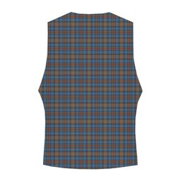 ScotsTee Shop Scottish Cockburn Brown Ancient Tartan Waistcoat Sleeveless Suit Vest
