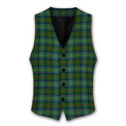 ScotsTee Shop Scottish Cranston Modern Tartan Waistcoat Sleeveless Suit Vest