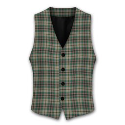 ScotsTee Shop Scottish Craig Ancient Tartan Waistcoat Sleeveless Suit Vest