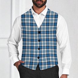 ScotsTee Shop Scottish Craig Paisley Ancient Tartan Waistcoat Sleeveless Suit Vest