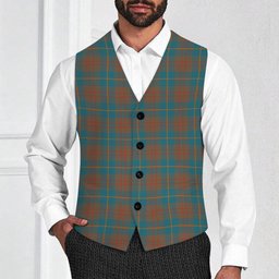 ScotsTee Shop Scottish Cameron Hunting Ancient Tartan Waistcoat Sleeveless Suit Vest