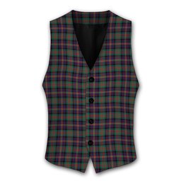ScotsTee Shop Scottish Cameron Highlanders of Ottawa Tartan Waistcoat Sleeveless Suit Vest