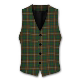 ScotsTee Shop Scottish Chisholm Hunting Tartan Waistcoat Sleeveless Suit Vest