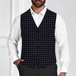 ScotsTee Shop Scottish Christie (2016) Tartan Waistcoat Sleeveless Suit Vest