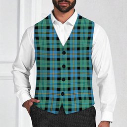 ScotsTee Shop Scottish Calder Ancient Tartan Waistcoat Sleeveless Suit Vest