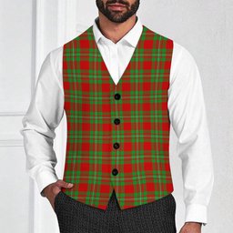 ScotsTee Shop Scottish Callander Tartan Waistcoat Sleeveless Suit Vest
