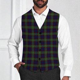 ScotsTee Shop Scottish Cunningham Hunting Tartan Waistcoat Sleeveless Suit Vest