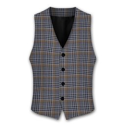 ScotsTee Shop Scottish Carnegie Check Ancient Tartan Waistcoat Sleeveless Suit Vest