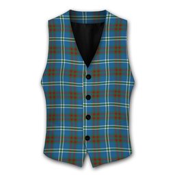 ScotsTee Shop Scottish Cathcart Ancient Tartan Waistcoat Sleeveless Suit Vest