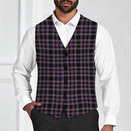 ScotsTee Shop Scottish Chapman Tartan Waistcoat Sleeveless Suit Vest