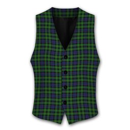 ScotsTee Shop Scottish Campbell of Breadalbane Tartan Waistcoat Sleeveless Suit Vest