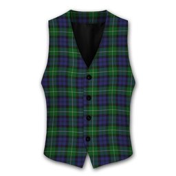 ScotsTee Shop Scottish Campbell of Argyll Smiths Tartan Waistcoat Sleeveless Suit Vest