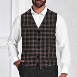 ScotsTee Shop Scottish Christie (London) Hunting Tartan Waistcoat Sleeveless Suit Vest