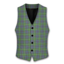 ScotsTee Shop Scottish Colville Tartan Waistcoat Sleeveless Suit Vest