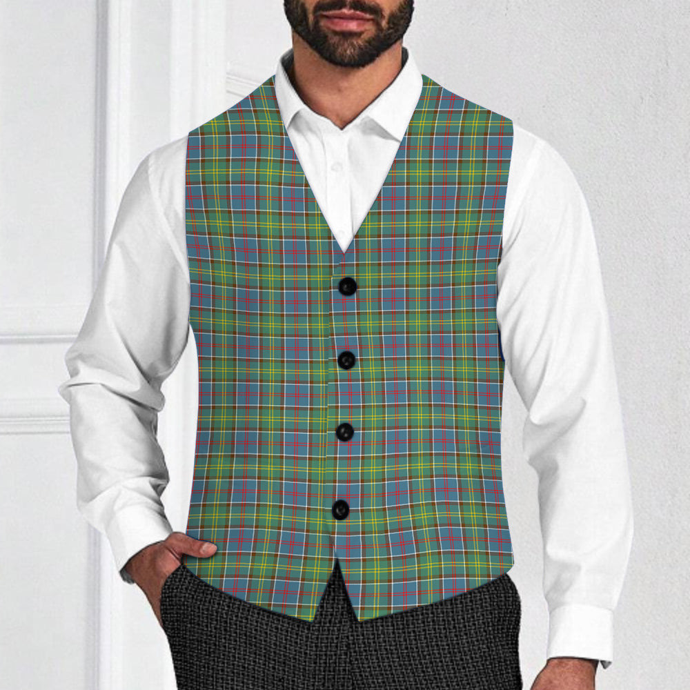 ScotsTee Shop Scottish Colville Tartan Waistcoat Sleeveless Suit Vest