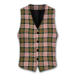 ScotsTee Shop Scottish Carnegie Dress Ancient Tartan Waistcoat Sleeveless Suit Vest