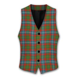 ScotsTee Shop Scottish Forrester Ancient Tartan Waistcoat Sleeveless Suit Vest