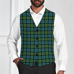 ScotsTee Shop Scottish Dundas Ancient Tartan Waistcoat Sleeveless Suit Vest
