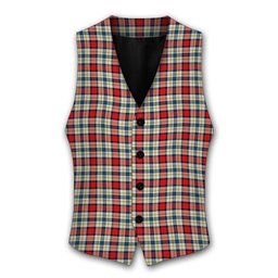 ScotsTee Shop Scottish Dundee Dress Tartan Waistcoat Sleeveless Suit Vest