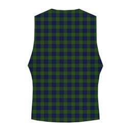 ScotsTee Shop Scottish Dundas Modern Tartan Waistcoat Sleeveless Suit Vest