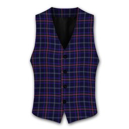ScotsTee Shop Scottish Fitzgerald Hunting Tartan Waistcoat Sleeveless Suit Vest
