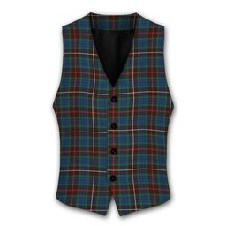 ScotsTee Shop Scottish Fraser Hunting Ancient Tartan Waistcoat Sleeveless Suit Vest