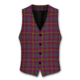 ScotsTee Shop Scottish Fiddes Corrected Tartan Waistcoat Sleeveless Suit Vest