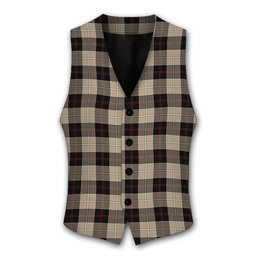 ScotsTee Shop Scottish Dunlop Hunting Ancient Tartan Waistcoat Sleeveless Suit Vest