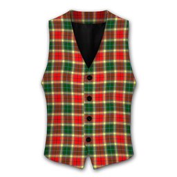 ScotsTee Shop Scottish Gibbs Tartan Waistcoat Sleeveless Suit Vest
