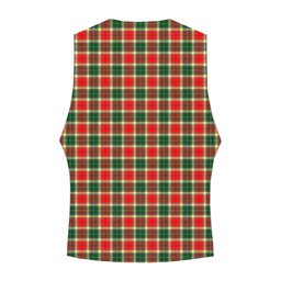 ScotsTee Shop Scottish Gibbs Tartan Waistcoat Sleeveless Suit Vest