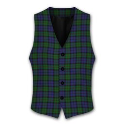 ScotsTee Shop Scottish Dundas Tartan Waistcoat Sleeveless Suit Vest