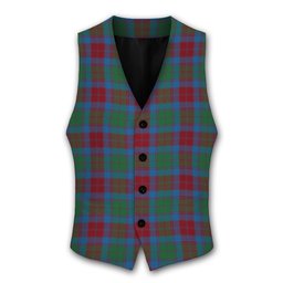 ScotsTee Shop Scottish Fraser of Altyre Ancient Tartan Waistcoat Sleeveless Suit Vest