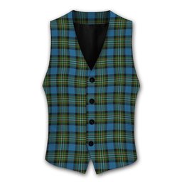 ScotsTee Shop Scottish Ferguson Tarlogie Tartan Waistcoat Sleeveless Suit Vest