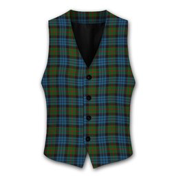 ScotsTee Shop Scottish Fletcher of Dunans Tartan Waistcoat Sleeveless Suit Vest