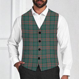 ScotsTee Shop Scottish Gayre Dress Modern Tartan Waistcoat Sleeveless Suit Vest