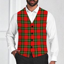 ScotsTee Shop Scottish Gartshore Tartan Waistcoat Sleeveless Suit Vest