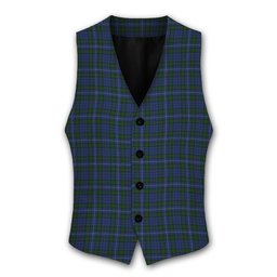 ScotsTee Shop Scottish Dalmeny Tartan Waistcoat Sleeveless Suit Vest