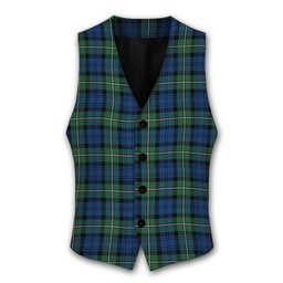 ScotsTee Shop Scottish Forbes Ancient Tartan Waistcoat Sleeveless Suit Vest