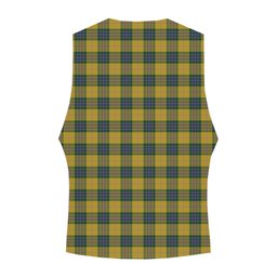 ScotsTee Shop Scottish Fraser Yellow Tartan Waistcoat Sleeveless Suit Vest