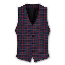 ScotsTee Shop Scottish Evans of Wales Tartan Waistcoat Sleeveless Suit Vest