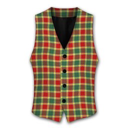 ScotsTee Shop Scottish Gibsone Modern Tartan Waistcoat Sleeveless Suit Vest