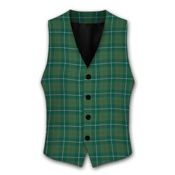 ScotsTee Shop Scottish Galloway Hunting Modern Tartan Waistcoat Sleeveless Suit Vest