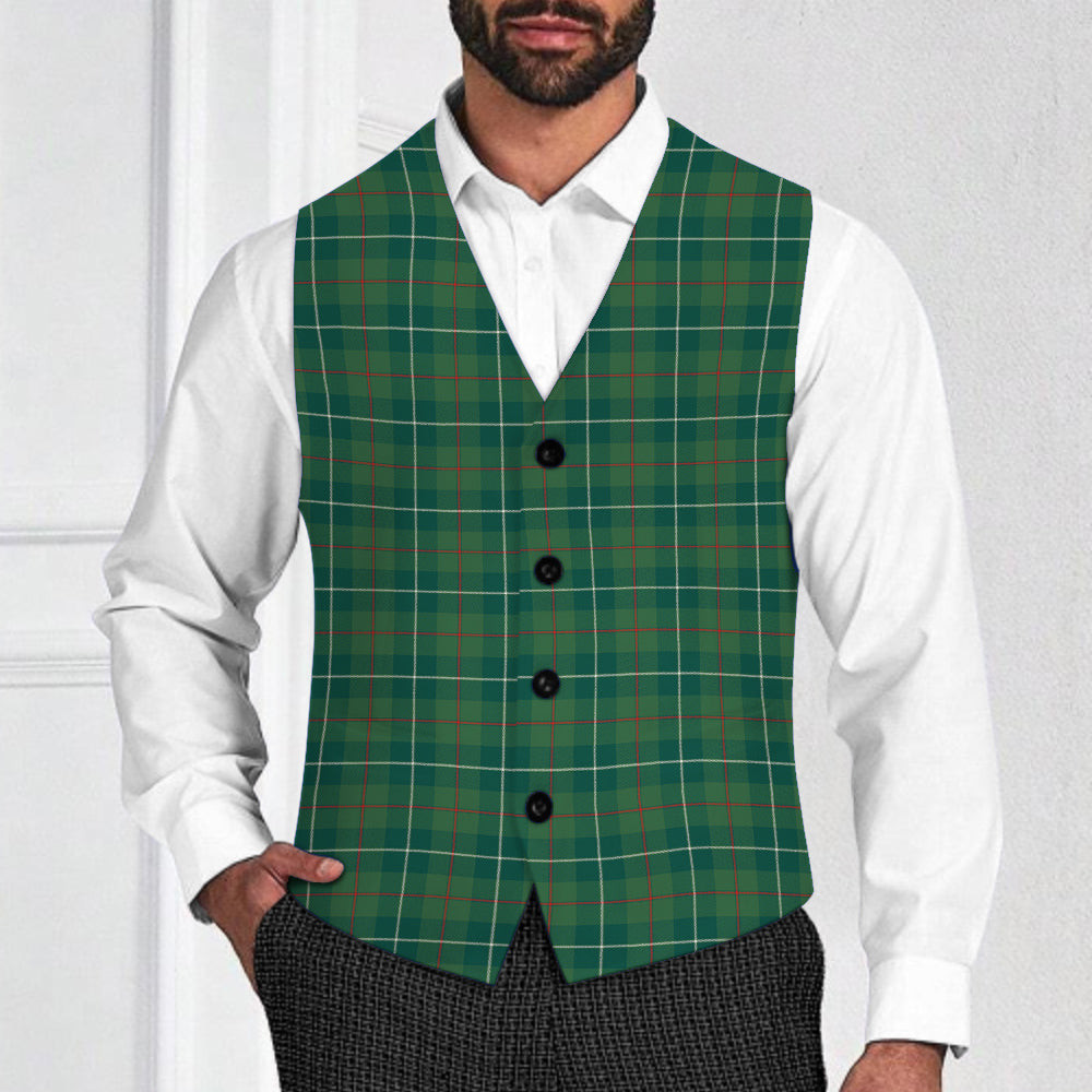 ScotsTee Shop Scottish Galloway Hunting Modern Tartan Waistcoat Sleeveless Suit Vest