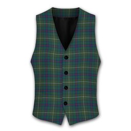 ScotsTee Shop Scottish Fraser Gathering Hunting Modern Tartan Waistcoat Sleeveless Suit Vest