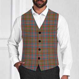 ScotsTee Shop Scottish Donald of Boisdale Ancient Tartan Waistcoat Sleeveless Suit Vest