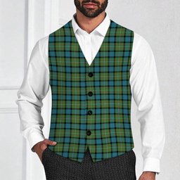ScotsTee Shop Scottish Ferguson Ancient Clan Tartan Waistcoat Sleeveless Suit Vest