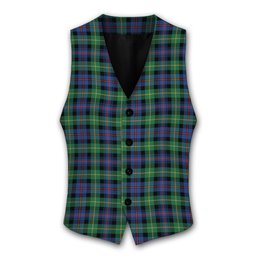 ScotsTee Shop Scottish Farquharson Ancient Tartan Waistcoat Sleeveless Suit Vest