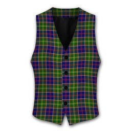 ScotsTee Shop Scottish Dalrymple Tartan Waistcoat Sleeveless Suit Vest