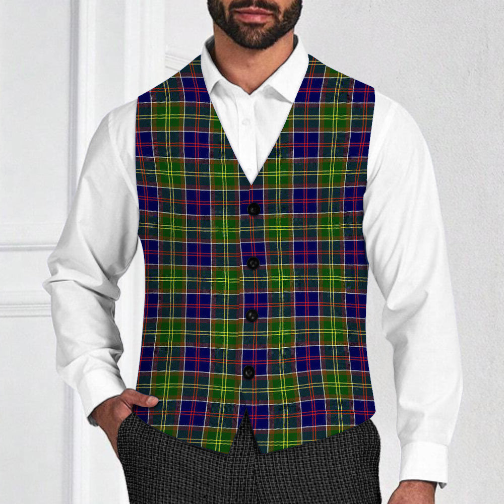 ScotsTee Shop Scottish Dalrymple Tartan Waistcoat Sleeveless Suit Vest